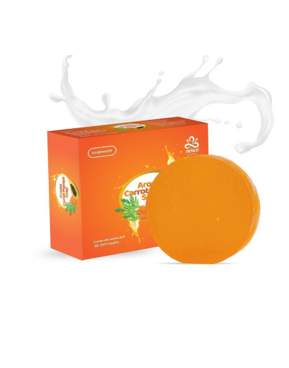 Carrot &amp; Papaya Soap - Vitamin-Rich Glow &amp; Smooth Skin