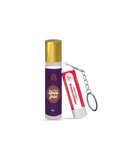 Stress Free Roll-On &amp; Inhaler - For Calmness &amp; Mental Peace